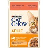 Cat Chow Adult Кусочки в желе с говядиной и баклажанами 85 г