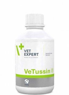 VeTussin добавка для підтримання дихальної функції у собак 100 мл - VetExpert