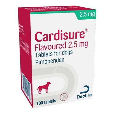 Cardisure (Кардишур) таблетки для собак при сердечной недостаточности 2,5 мг/10 табл.