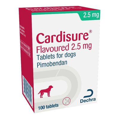 Cardisure (Кардішур) таблетки для собак при серцевій недостатності 2,5 мг/10 табл.