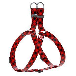 Collar Шлея WAUDOG Nylon с рисунком "Шотландка красная"