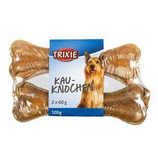 Лакомство для собак Trixie Кость прессованная з рубцем 12 см, 120 г / 2 шт