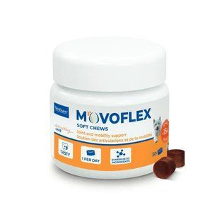 МОВОФЛЕКС (Movoflex Virbac) Жевательные таблетки для поддержки опорно-двигательного аппарата у собак S 30 шт - Virbac
