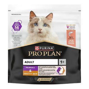 ProPlan Cat Derma Care Adult - Сухий корм для кішок з чутливою шкірою, з лососем 0,4 кг