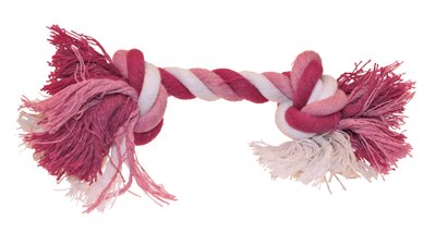 Іграшка для собак CROCI канат грейфер з вузлами рожевий 15 см
