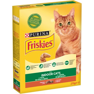 Friskies Indoor - Сухой корм для для домашних кошек 0,3 кг