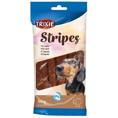 Ласощі для собак Trixie Stripes 100 г (ягня)