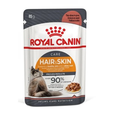 Royal Canin (Роял Канин) HAIR & SKIN CARE GRAVY Влажный корм для кошек в соусе