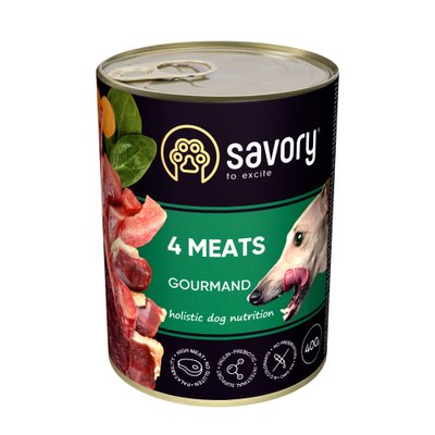 Savory корм для взрослых собак 800г (мясное ассорти)