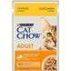 Cat Chow Adult Кусочки в желе с курицей и цуккини для кошек 85 г