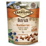 Carnilove Dog Crunchy Snack з м&rsquo;ясом страуса та ожиною для собак 200 г (для здоров'я серця)