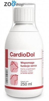 Dolfos CardioDol (Кардиодол сироп) витаминная добавка для собак и кошек 250 мл