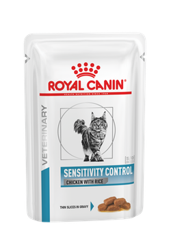 Royal Canin (Роял Канин) SENSITIVITY CONTROL FELINE CHICKEN Влажный диетический корм для кошек при пищевой непереносимости