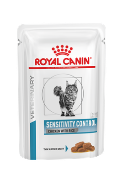 Royal Canin (Роял Канин) SENSITIVITY CONTROL FELINE CHICKEN Влажный диетический корм для кошек при пищевой непереносимости