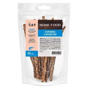 Home Food Лакомство для кошек Соломка из креветки 40 г