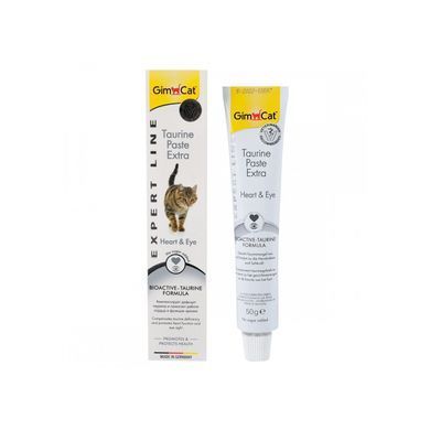 GimCat Expert Line Taurine Extra Витамины для кошек для поддержания сердца и зрения 50 г