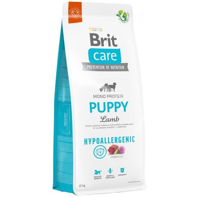 Brit Care Dog Hypoallergenic Puppy - Сухий корм для цуценят всіх порід 12 кг (ягня)