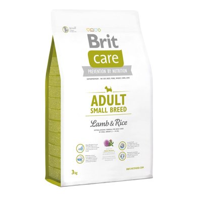 Brit Care Adult Small Breed Lamb & Rice - Сухой корм для взрослых собак мелких пород (весом до 10 кг) 7,5 кг (ягненок и рис)