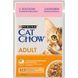 Cat Chow Adult Кусочки в желе с лососем и зеленой фасолью 85 г