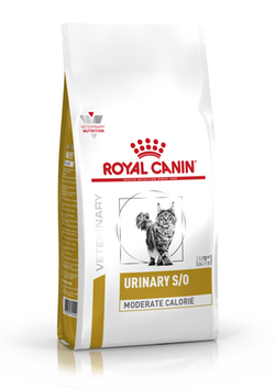 Royal Canin (Роял Канін) URINARY S / O MODERATE CALORIE FELINE Сухий дієтичний корм для кішок, схильних до повноти, при захворюваннях сечовивідних шляхів 0,4 кг