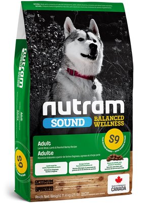 NUTRAM Sound Balanced Wellness Lamb & Rise холистик корм для собак с ягненком 11,4 кг