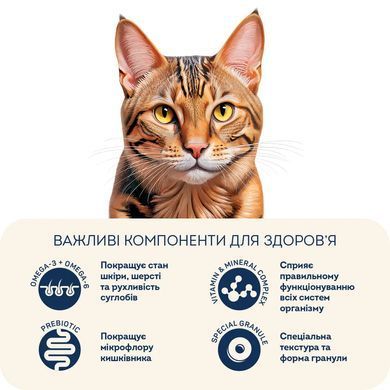 Home Food Повнораціонний сухий корм для дорослих активних котів з курочкою та креветкою 400 г
