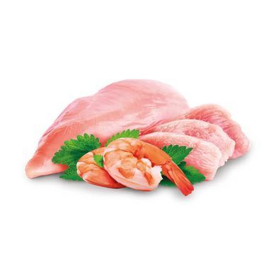 Home Food Повнораціонний сухий корм для дорослих активних котів з курочкою та креветкою 400 г