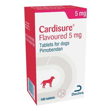 Cardisure (Кардишур) таблетки для собак при сердечной недостаточности 5 мг/10 табл.