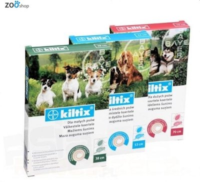 Bayer Kiltix (Кілтікс) ошейник від бліх та кліщів для собак, 35 см