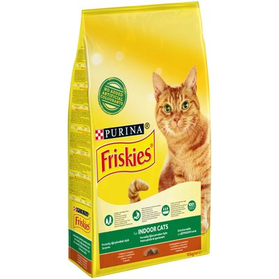 Friskies Indoor - Сухой корм для для домашних кошек 10 кг
