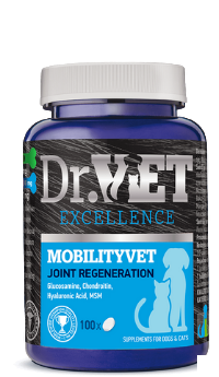 Dr.Vet Mobilityvet Вітамінно-мінеральна добавка для собак і котів 500 таблеток