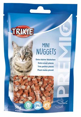 Ласощі для кішок Trixie Trainer Snack Mini Nuggets 50 г (курка і риба)