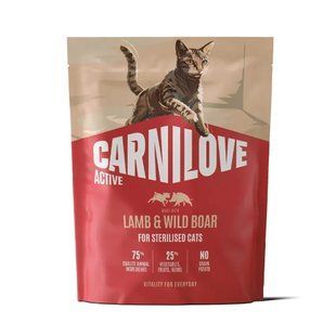 Carnilove Active Lamb & Wild Boar Sterilised корм для стерилізованих котів ягня і дикий кабан 400 г
