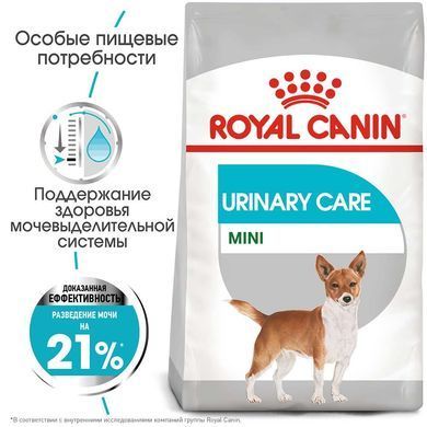 Сухой корм Royal Canin Mini Urinary Care для собак мелких пород с чувствительной мочевыделительной системой, 1 кг
