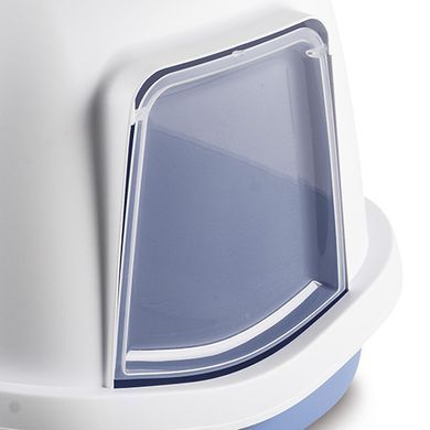 StefanPlast Туалет для кішок з фільтром Super Queen сірий 71*55*46,5 см