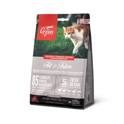 ORIJEN Fit & Trim Cat Сухой корм для кошек всех пород c лишним весом 0,34 кг