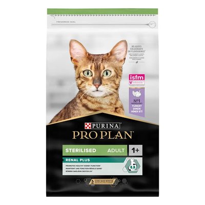 ProPlan Cat Sterilised Adult - Сухой корм для стерилизованных кошек и кастрированных котов с индейкой 10 кг