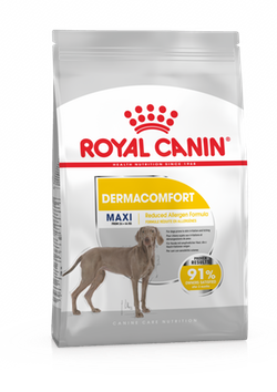 Royal Canin (Роял Канин) MAXI DERMACOMFORT Cухой корм для собак крупных пород с чувствительной кожей, склонной к раздражениям 10 кг