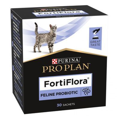 ProPlan Fortiflora - Пробіотик для котів підтримка мікрофлори шлунково-кишкового тракту 30шт*1 г