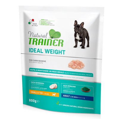 Trainer Dog Natural Weight Care Small&Toy Трейнер сухий корм для дорослих собак дрібних порід з надмірною вагою, 800 г