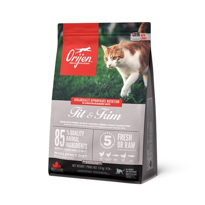 ORIJEN Fit & Trim Cat Сухой корм для кошек всех пород c лишним весом 1,8 кг