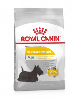 Royal Canin (Роял Канин) MINI DERMACOMFORT Cухой корм для собак мелких пород с чувствительной кожей, склонной к раздражению