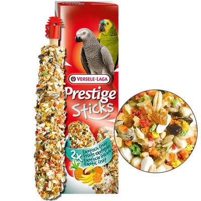 Versele-Laga Prestige Sticks Parrots Exotic Fruit ВЕРСЕЛЕ-ЛАГА ЭКЗОТИЧЕСКИЕ ФРУКТЫ лакомство для крупных попугаев