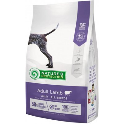 Nature’s Protection Adult Lamb All Breeds – корм для собак всех пород, с ягненком 4 кг
