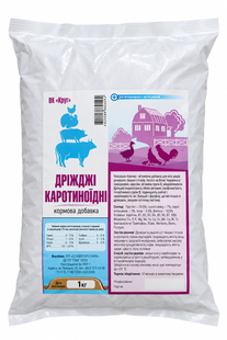 Дріжджі кормові каротиноїдні, білково-мінеральна добавка 1 кг - Круг