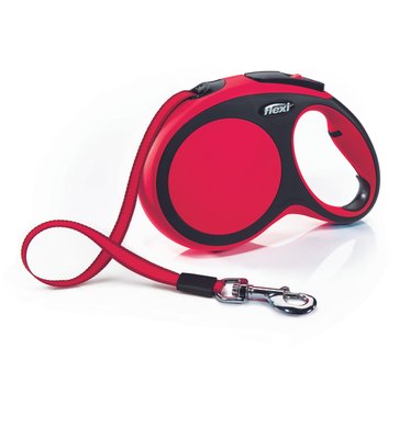 Flexi Поводок-рулетка Comfort лента L (8 м; до 50 кг) красный