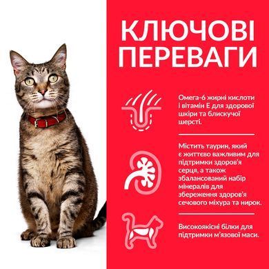 HILL'S SP Adult Хіллс Сухий Корм для Котів з Ягням і Рисом - 1,5 кг
