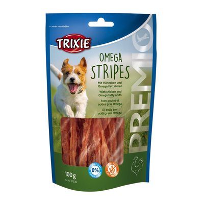 Лакомство для собак Trixie PREMIO Omega Stripes 100 г (курица)