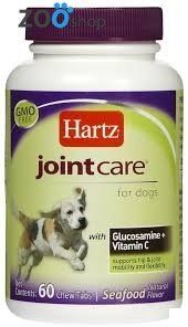 Hartz Joint Care for Dogs Вітаміни для собак з глюкозаміном і вітаміном С