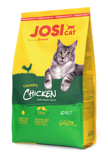 JosiCat Crunchy Chicken сухий корм для котів (ЙозіКет Кранчі Чікен з птицею) 650 г